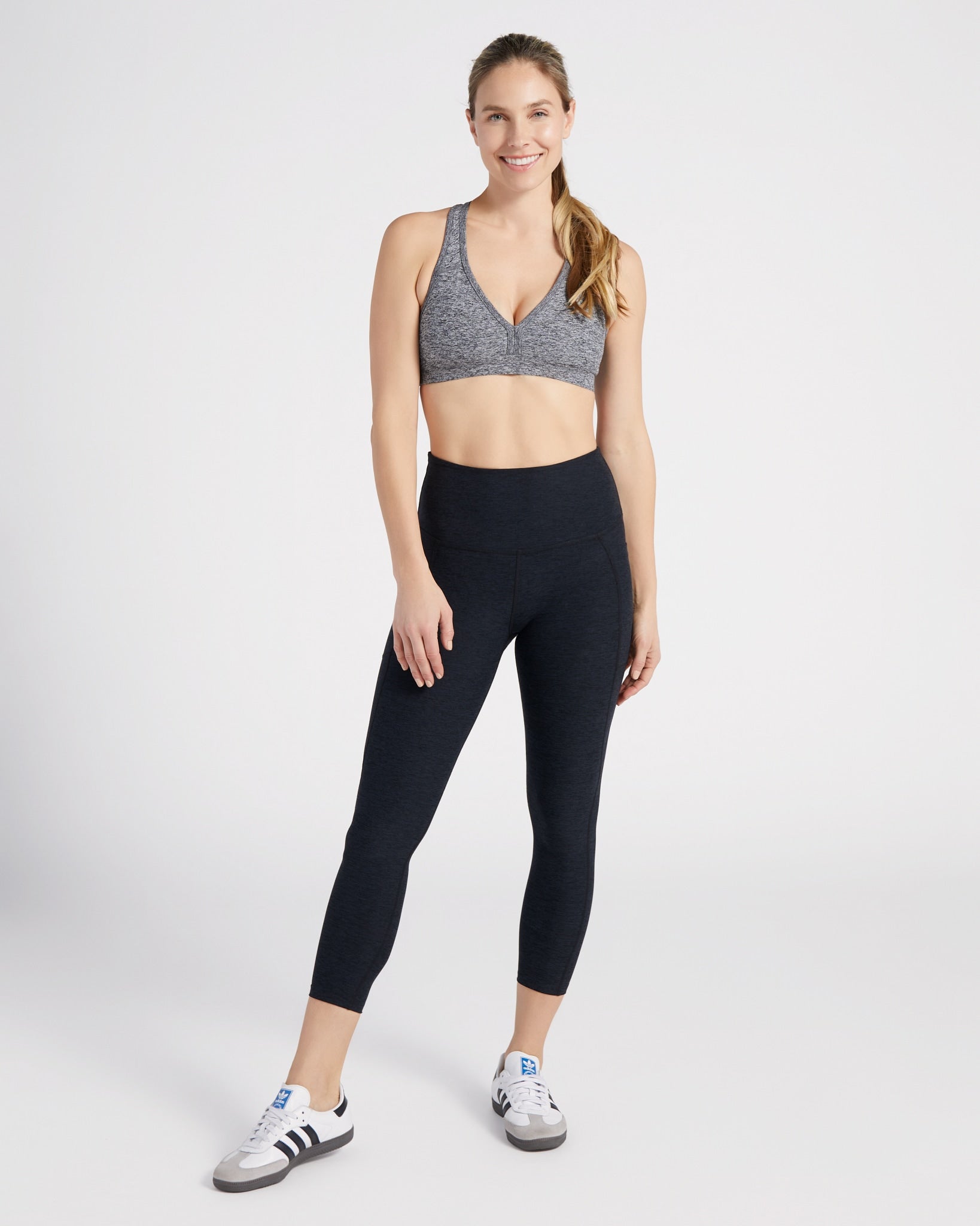 Night Sky $|& Interval FlowHeather Sculpt Pocket Legging - SOF Full Front