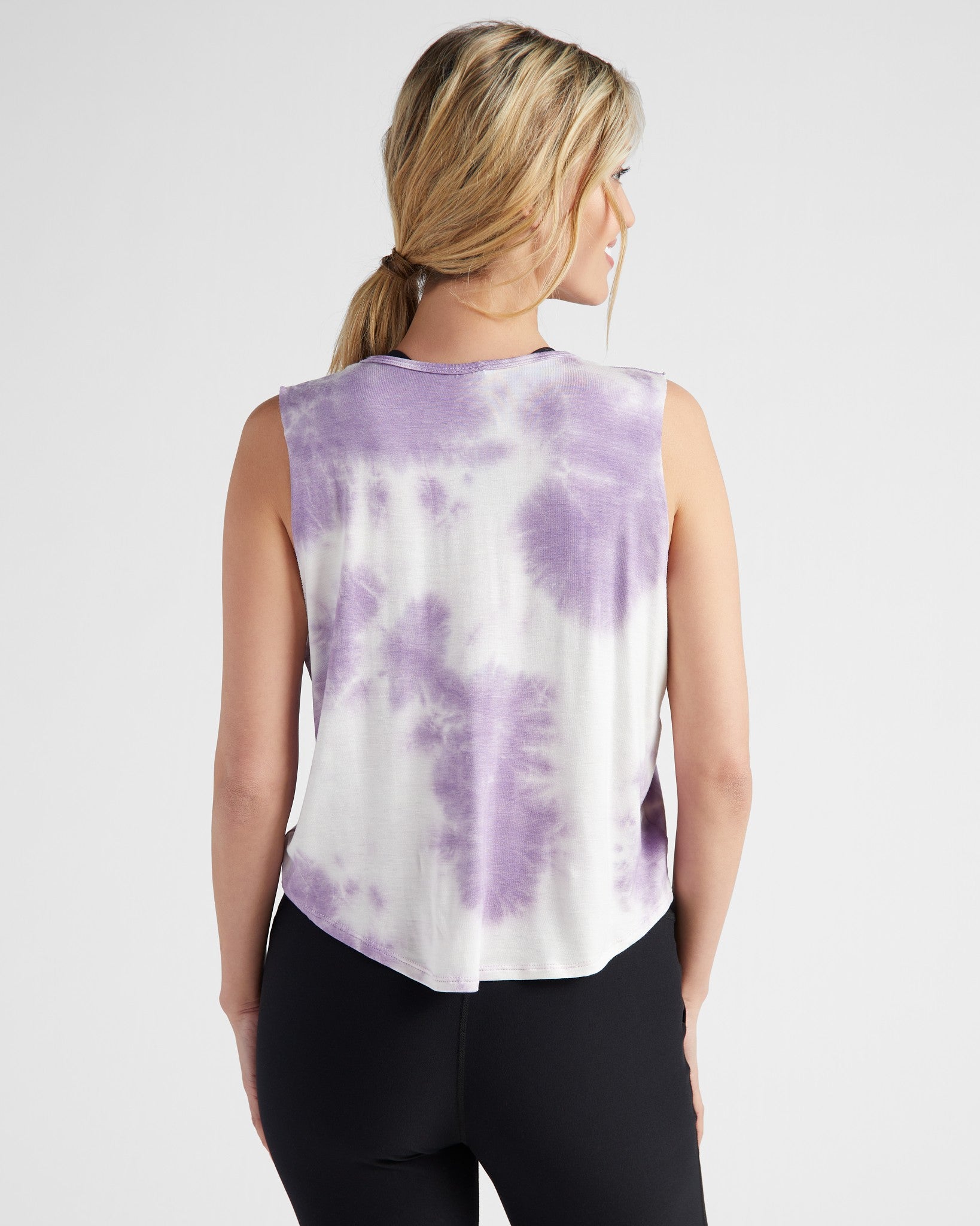 Lavender $|& Interval Good Vibes Graphic Tank - SOF Back