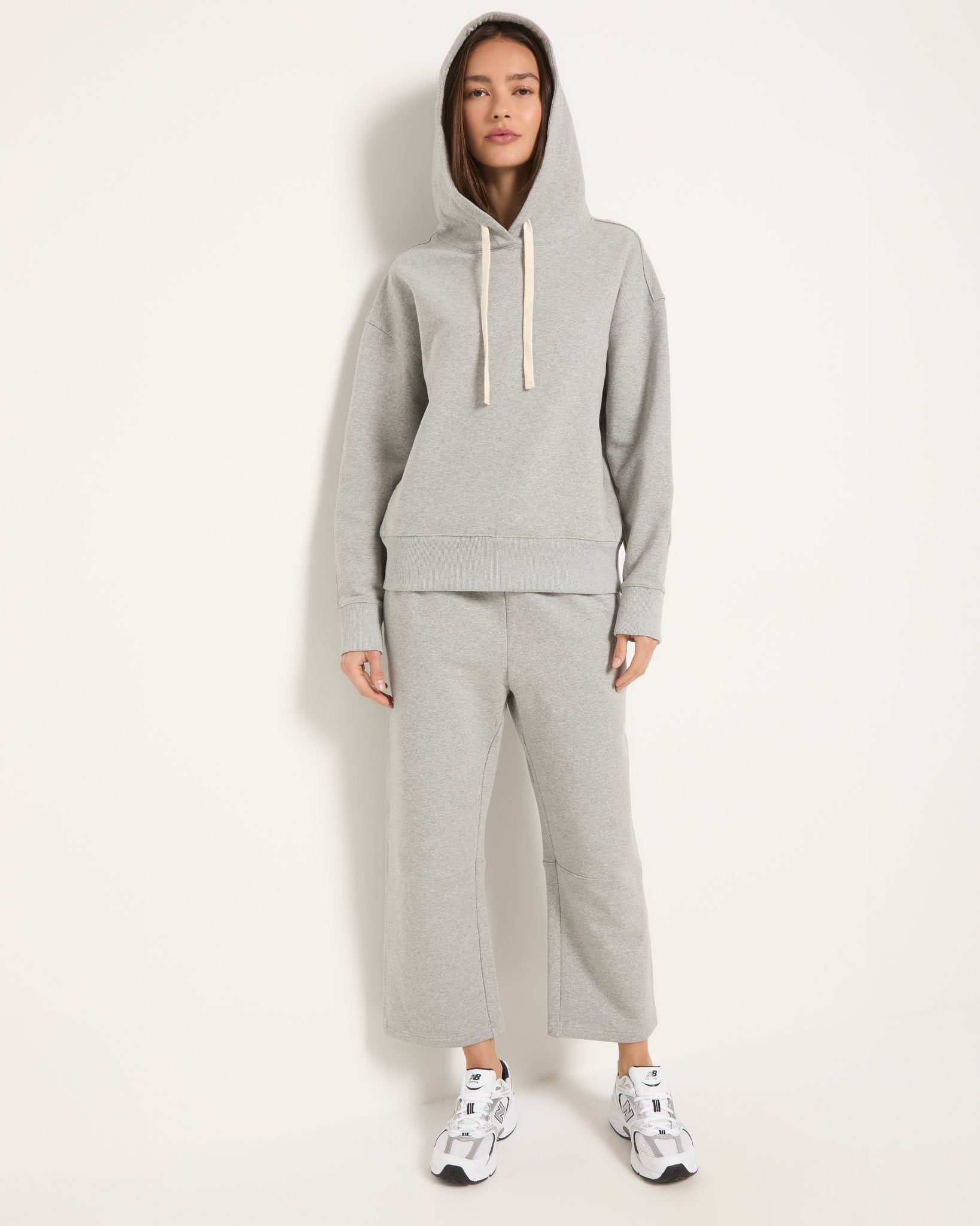 Light Athletic Heather $|& Interval Elevate Hoodie - VOF Front