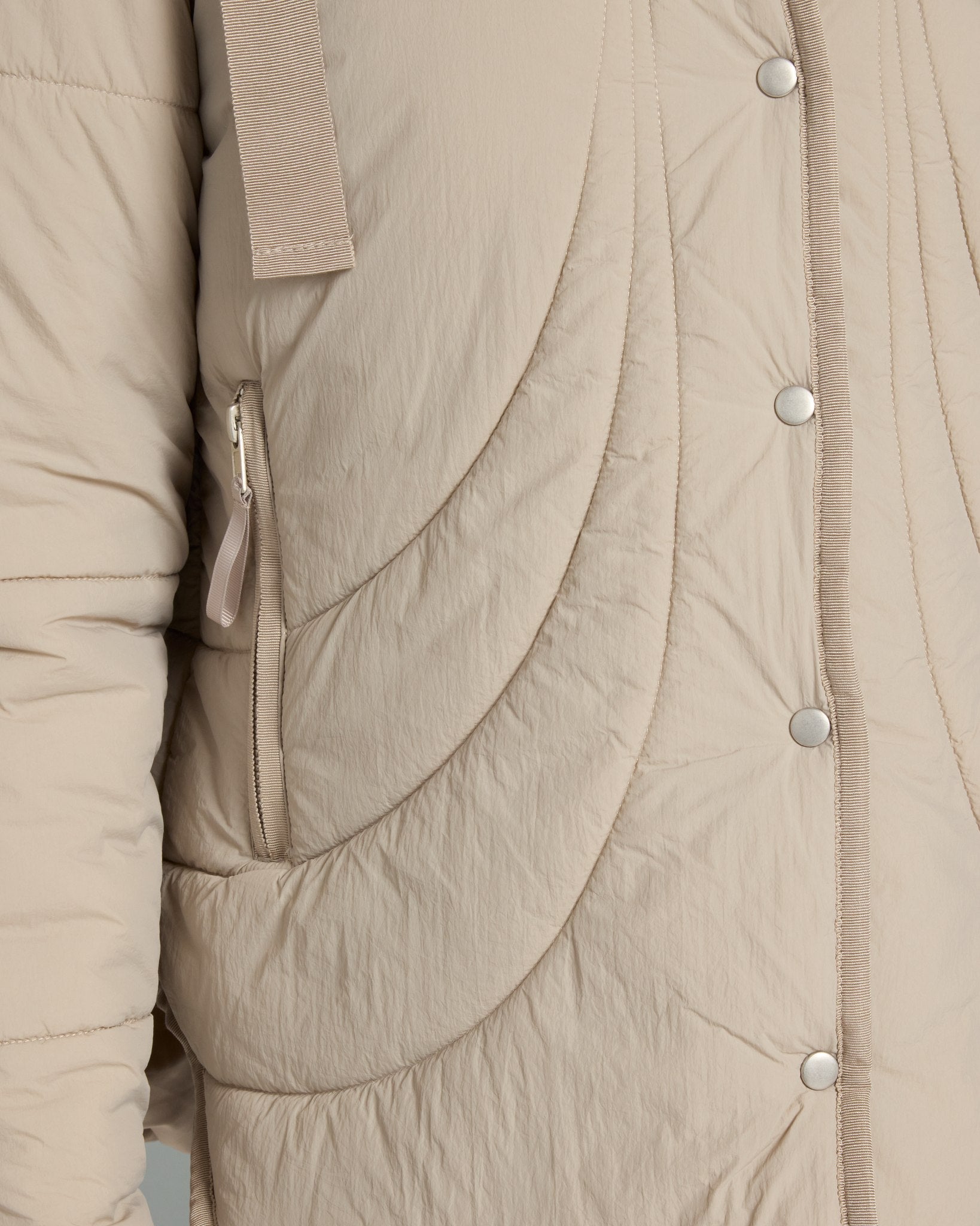 Sand $|& Interval Wayfarer Light Weight Puffer Jacket - SOF Full Front