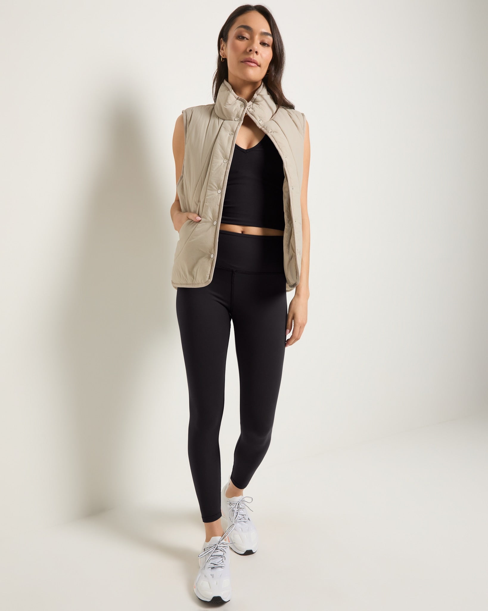 Sand $|& Interval Voyager Light Weight Puffer Vest - UGC On Fig