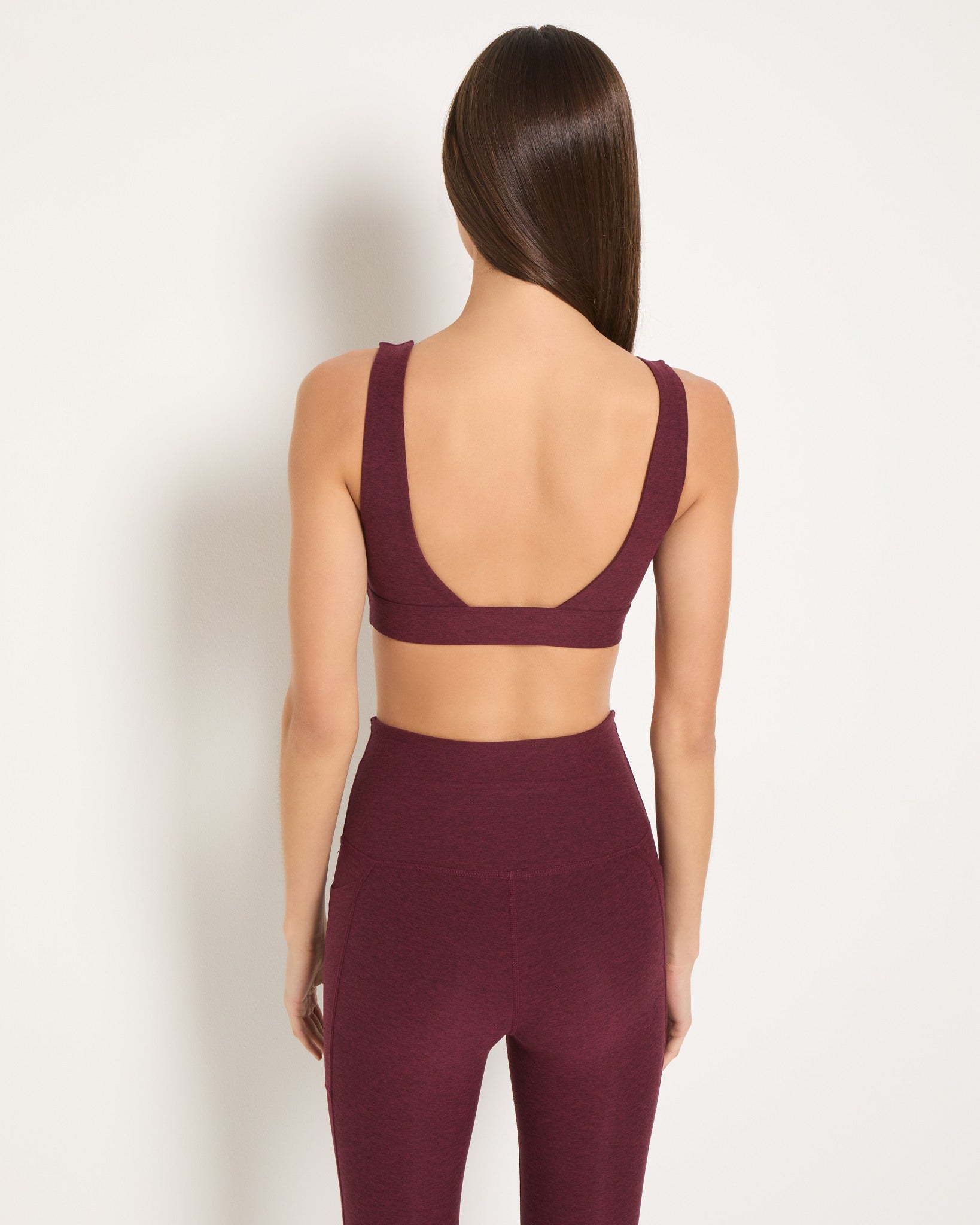 Red Wine $|& Interval FlowHeather Sculpt Venus Bra - SOF Back