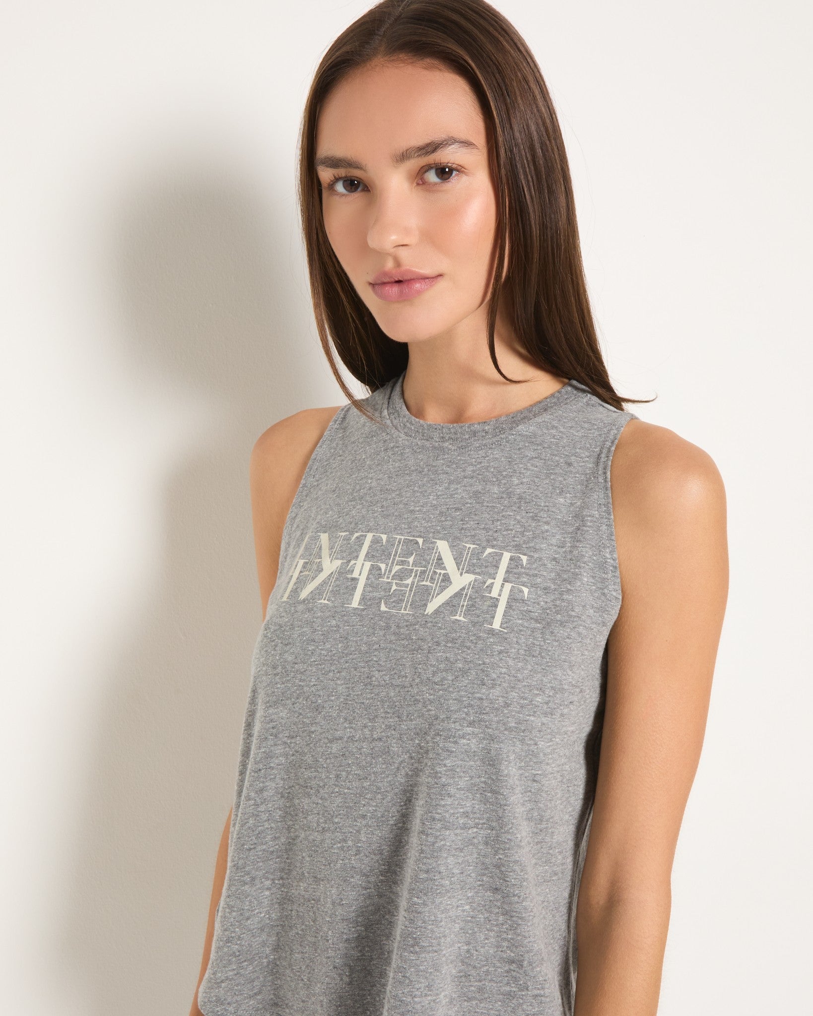 Heather Grey $|& Interval Intent Graphic Tank - SOF Front