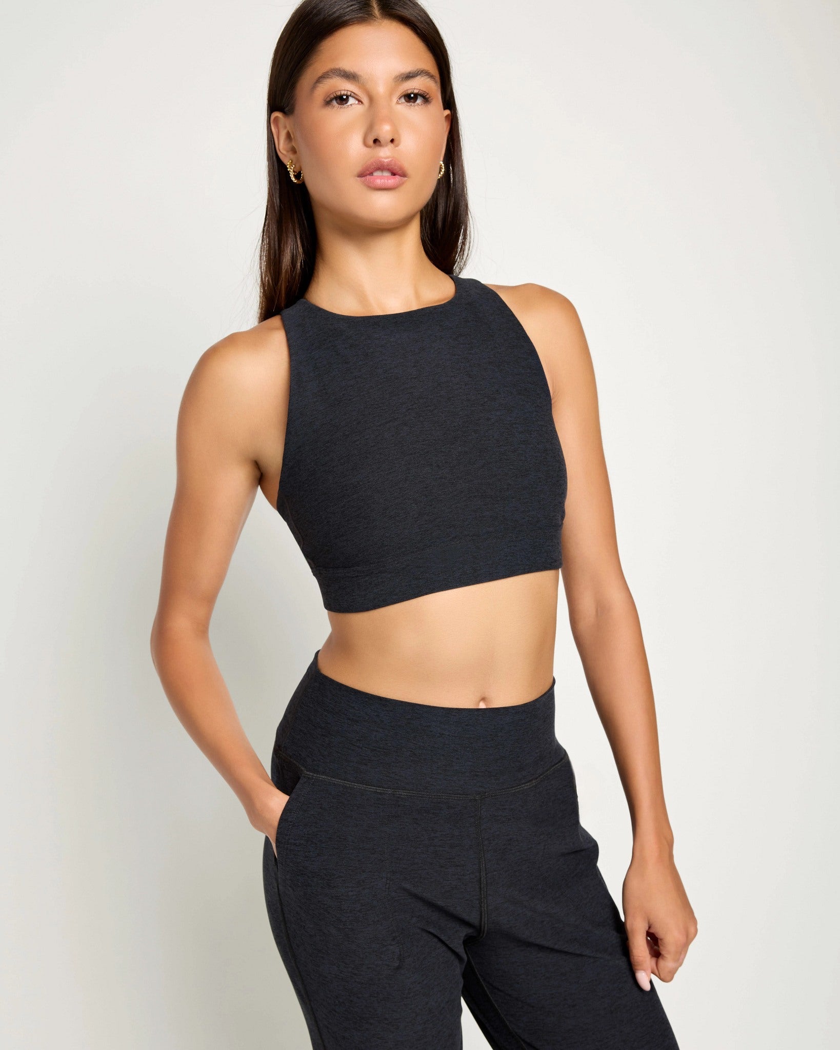 Night Sky $|& Interval FlowHeather Sculpt Ivy Bra - SOF Front