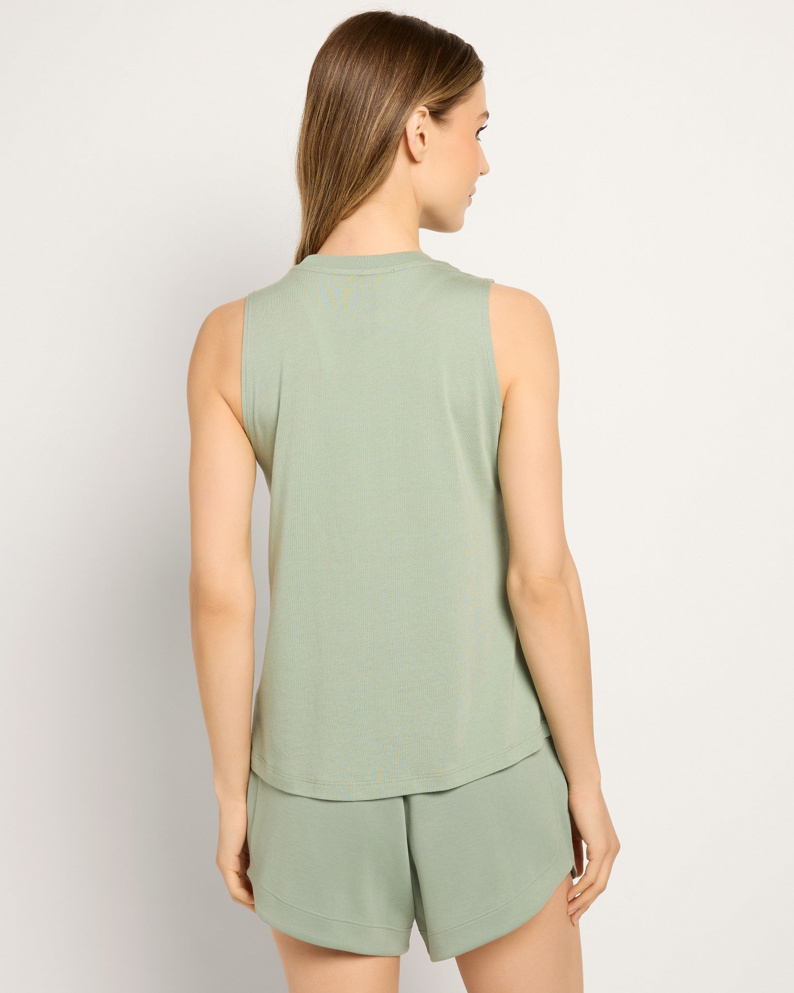 Sage $|& Interval Radiate Love Graphic Tank - SOF Back