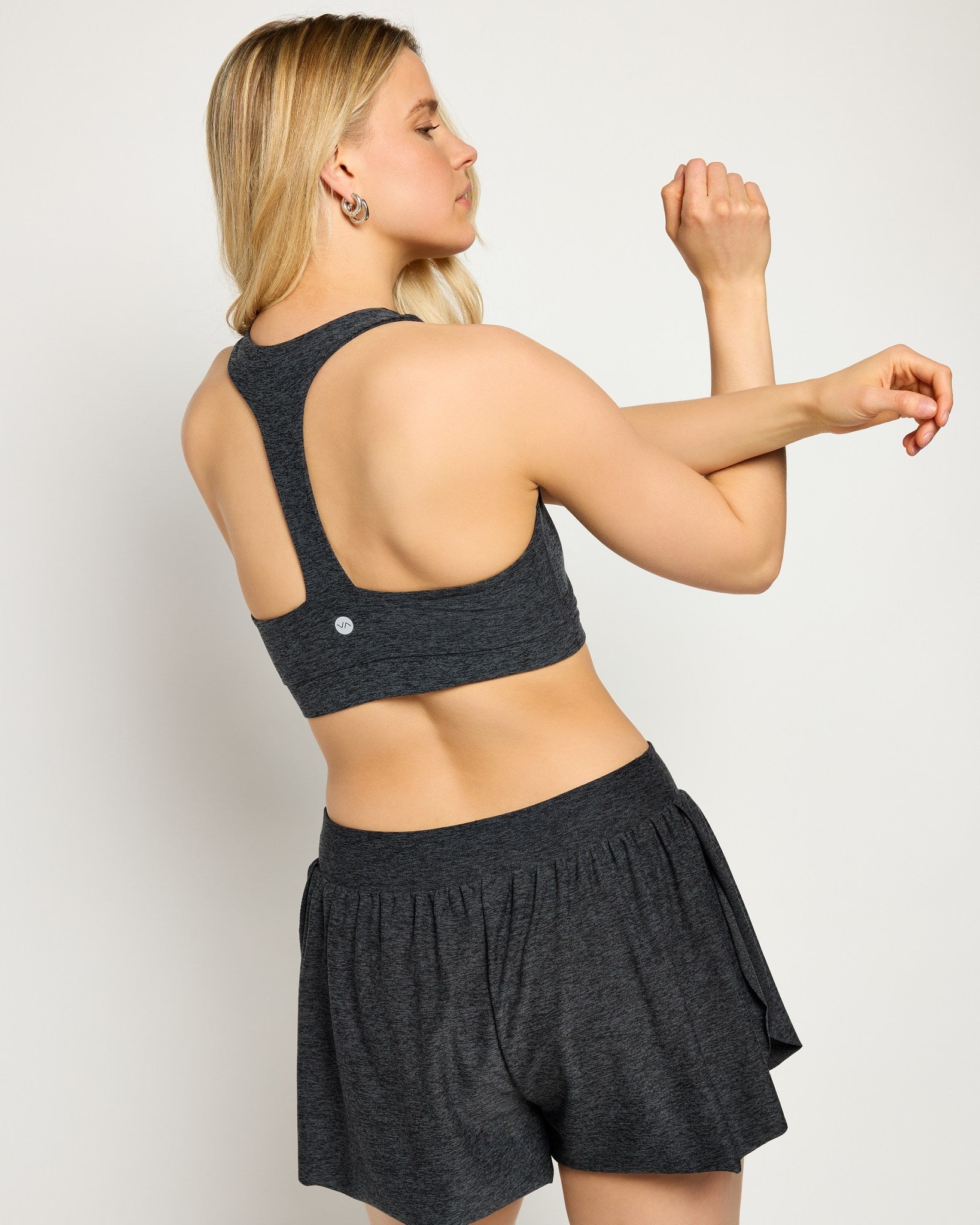 Heather Charcoal $|& Interval FlowHeather Drift Glide Shorts - UGC On Fig