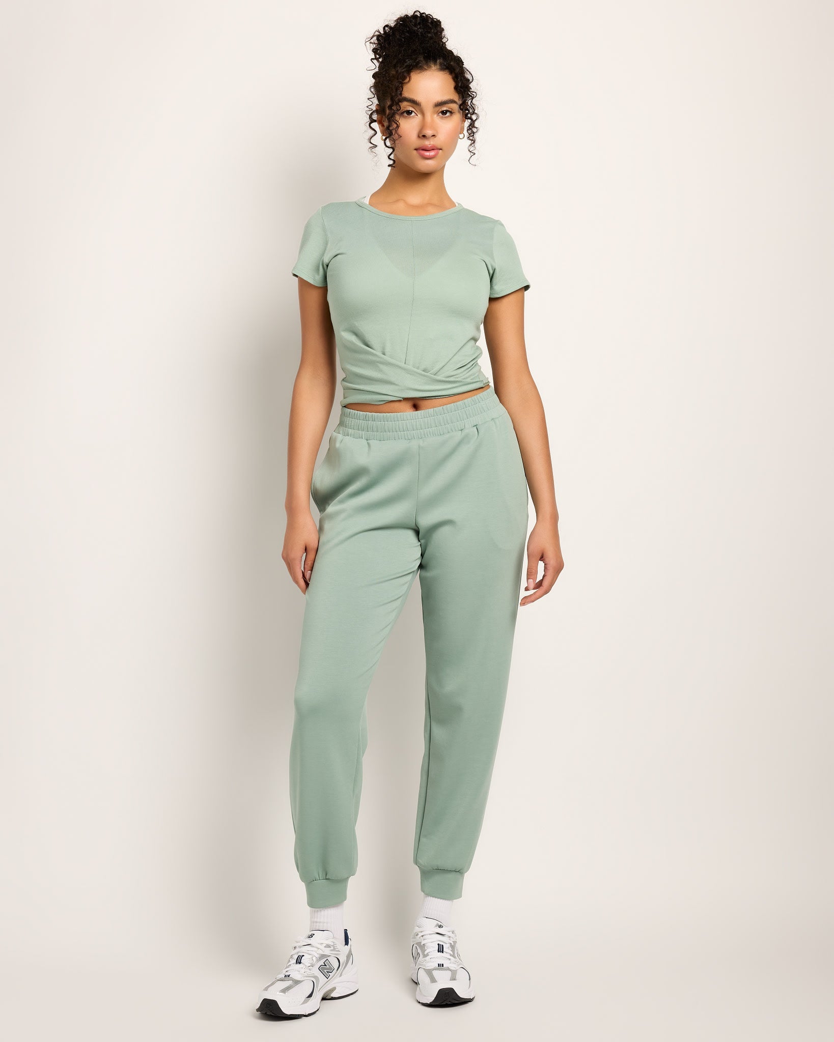Sage $|& Interval Double Knit Jetset Jogger - UGC On Fig