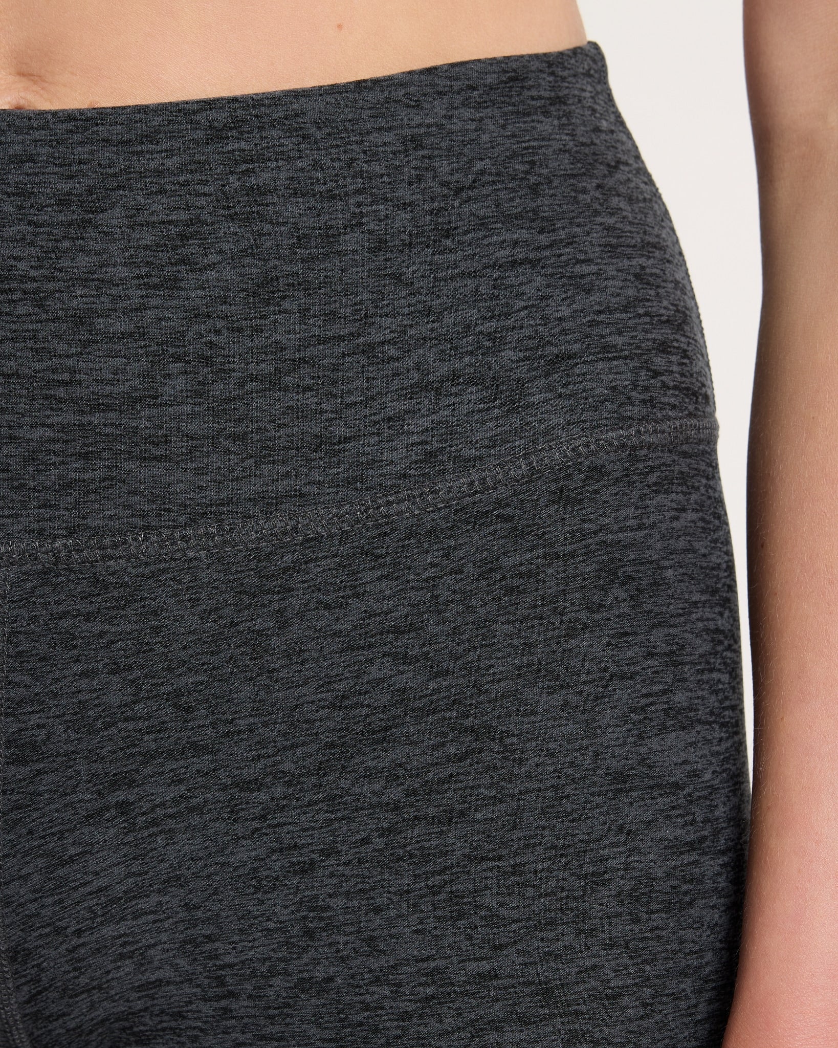 Heather Charcoal $|& Interval FlowHeather Sculpt Nexus Legging - SOF Full Front