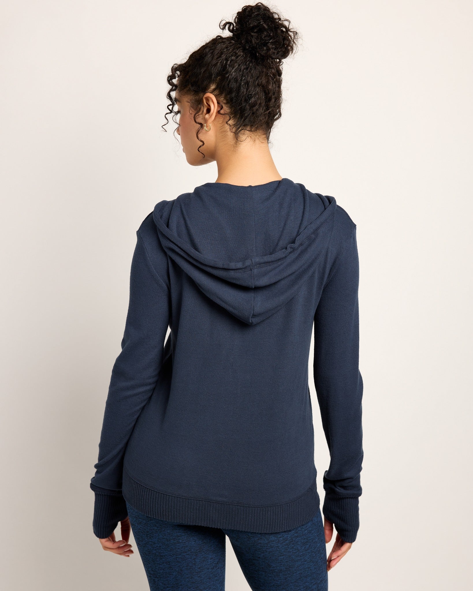 Mariner Midnight $|& Interval Hacci Zip Hoodie - SOF Back
