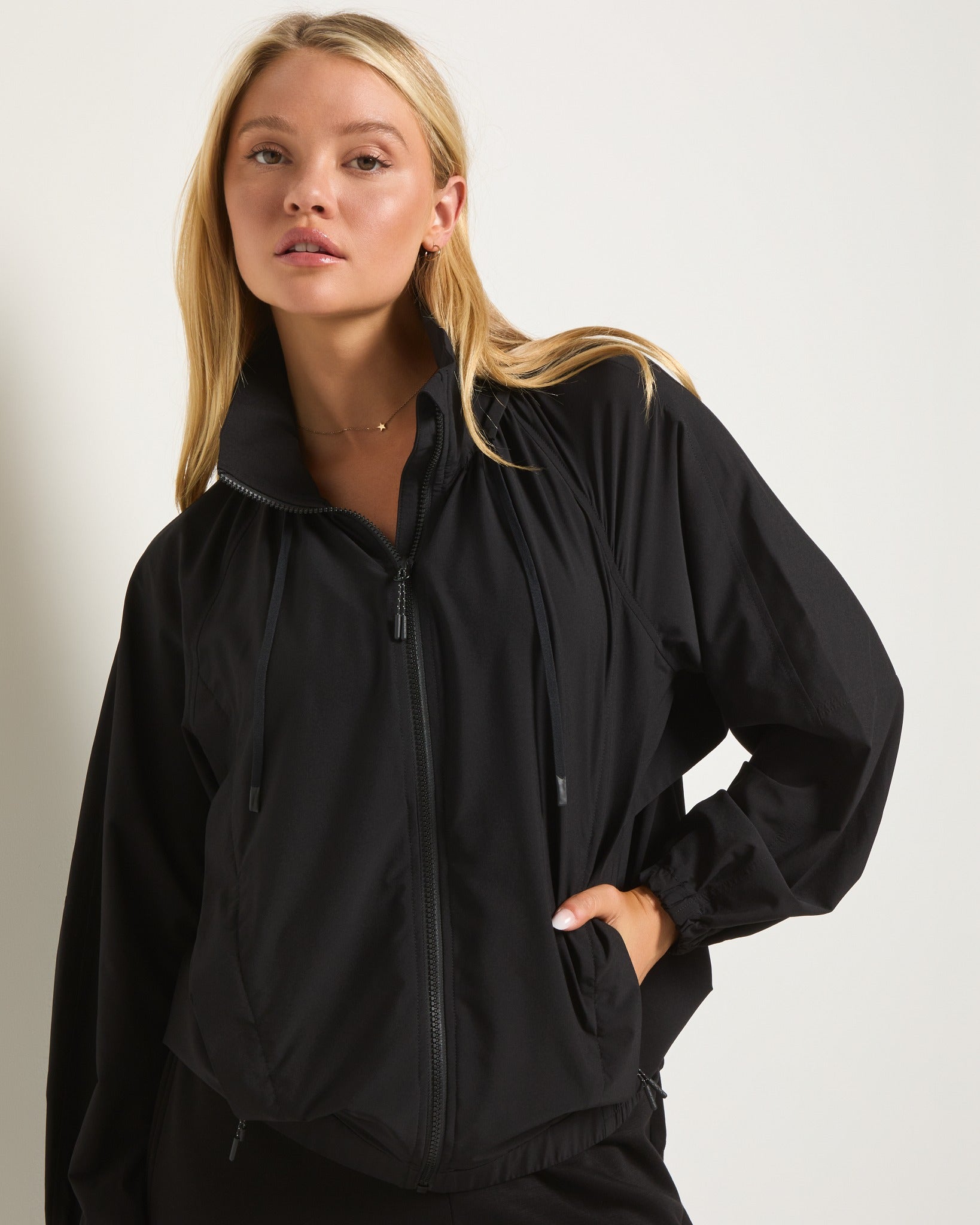 Black $|& Interval Free Fall Jacket - VOF Front