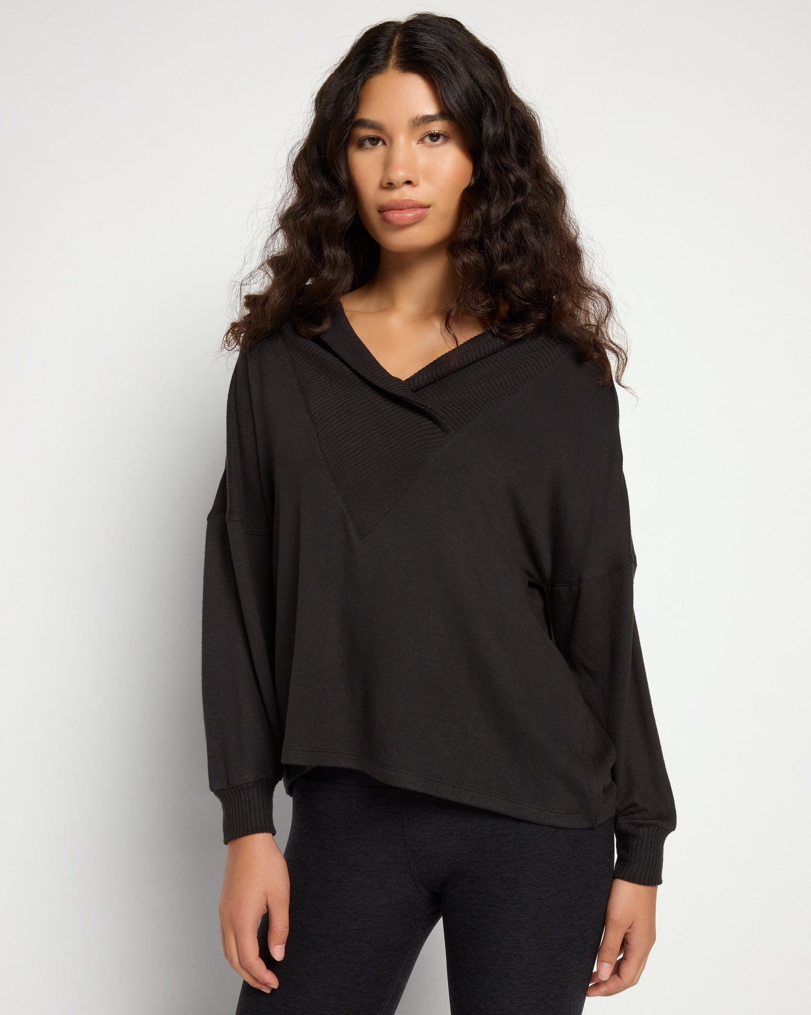 Black $|& Interval Good Sport Pullover - SOF Front