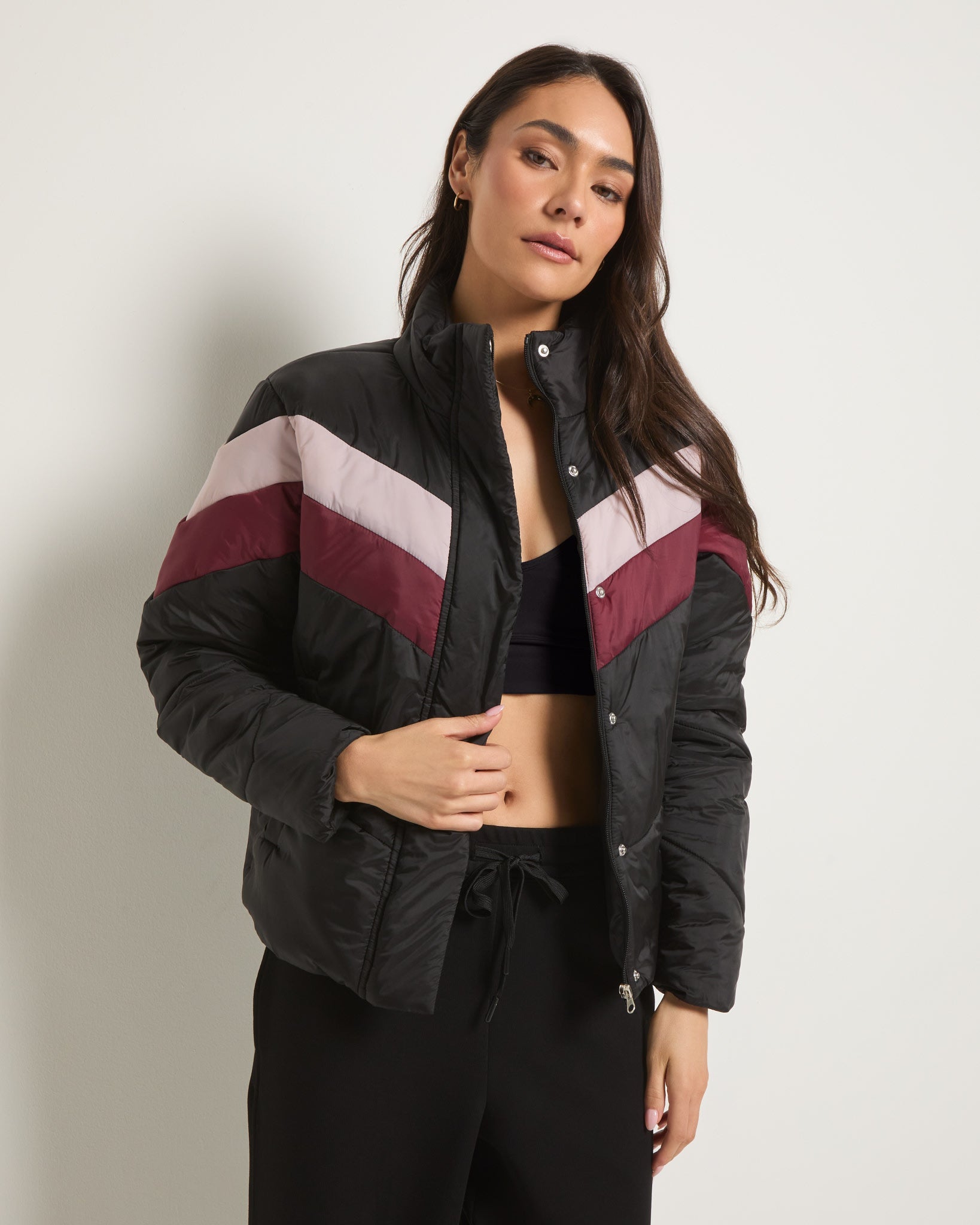 Black $|& Interval Off Season Jacket - SOF Front