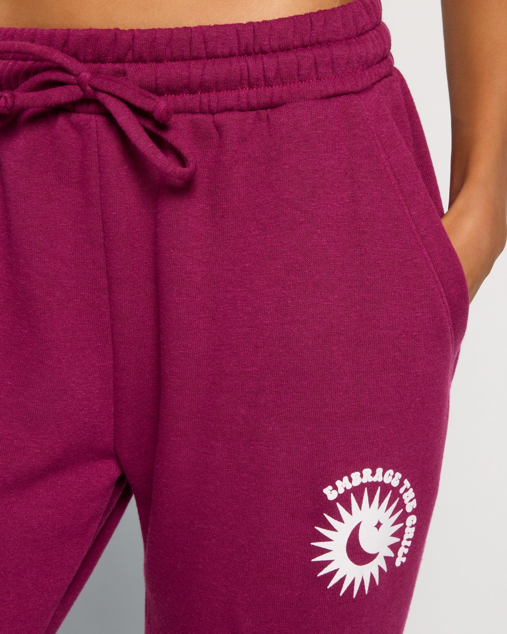 Sangria $|& Interval Graphic Jogger - SOF Full Front