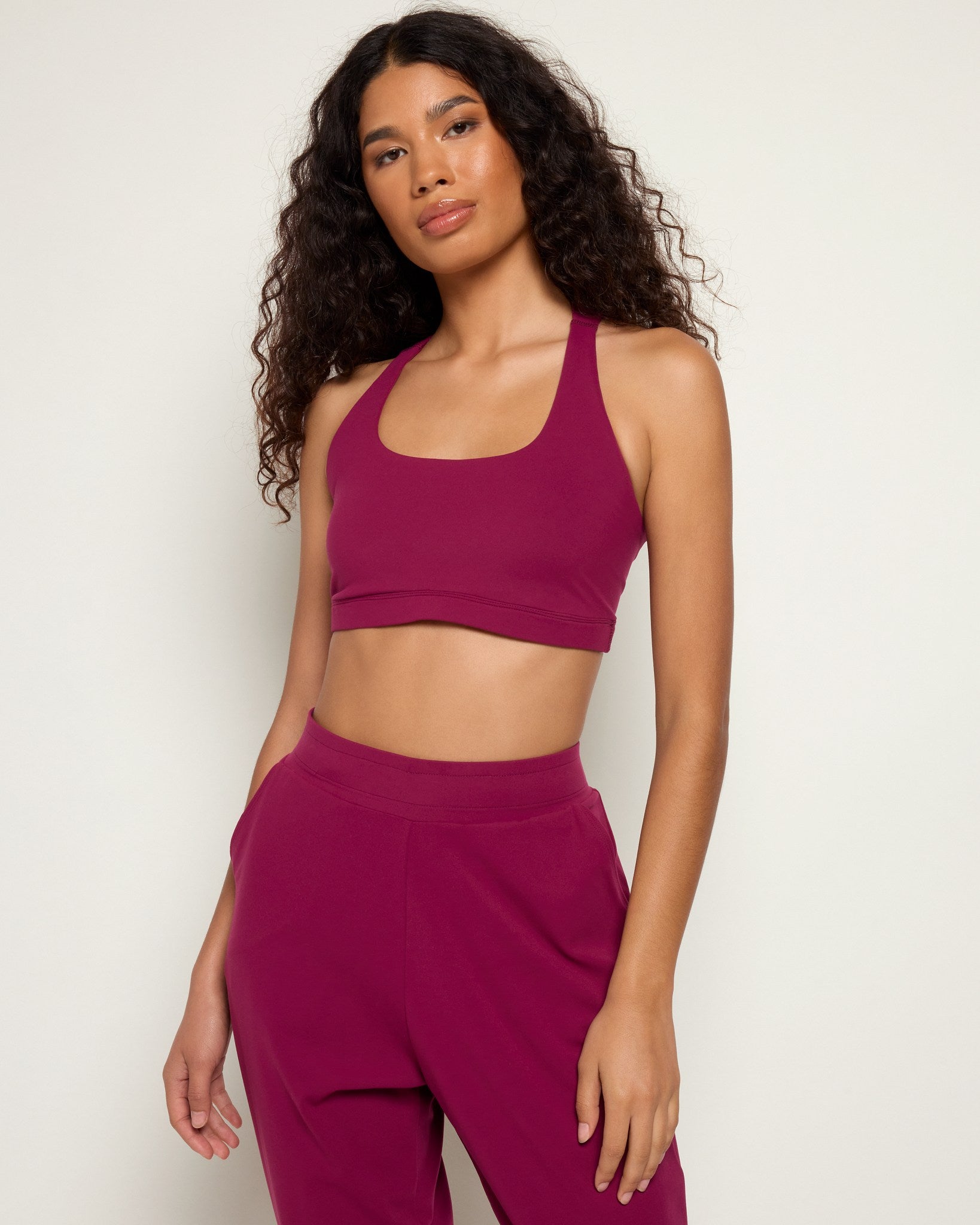 Sangria $|& Interval CloudLight Velocity  Bra - SOF Front