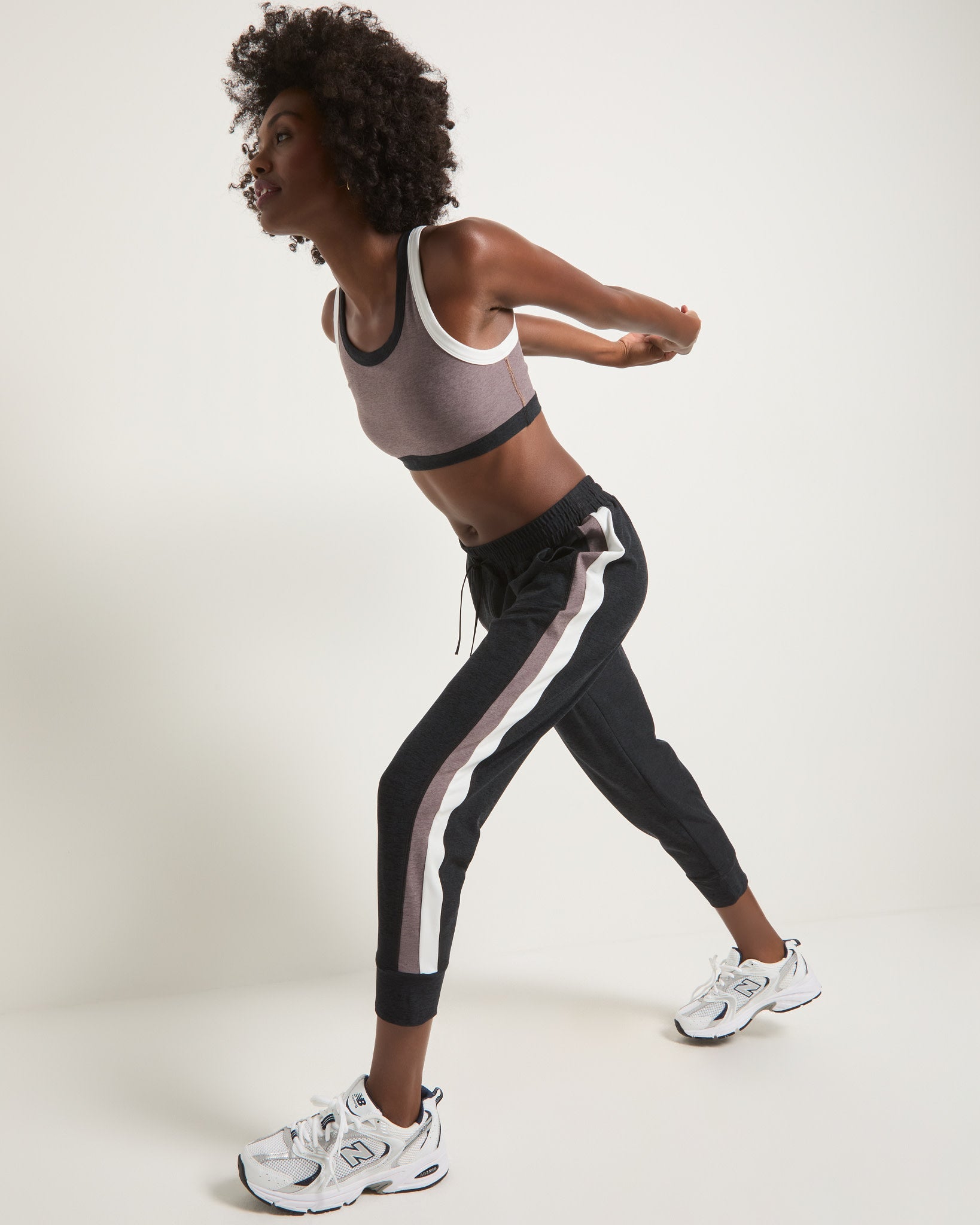 Heather Nightshade $|& Interval FlowHeather Sculpt Let's Play Bra - VOF Side