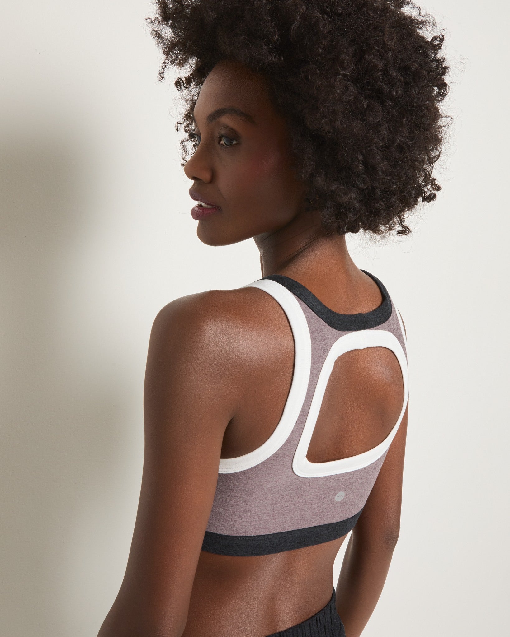 Heather Nightshade $|& Interval FlowHeather Sculpt Let's Play Bra - SOF Full Front