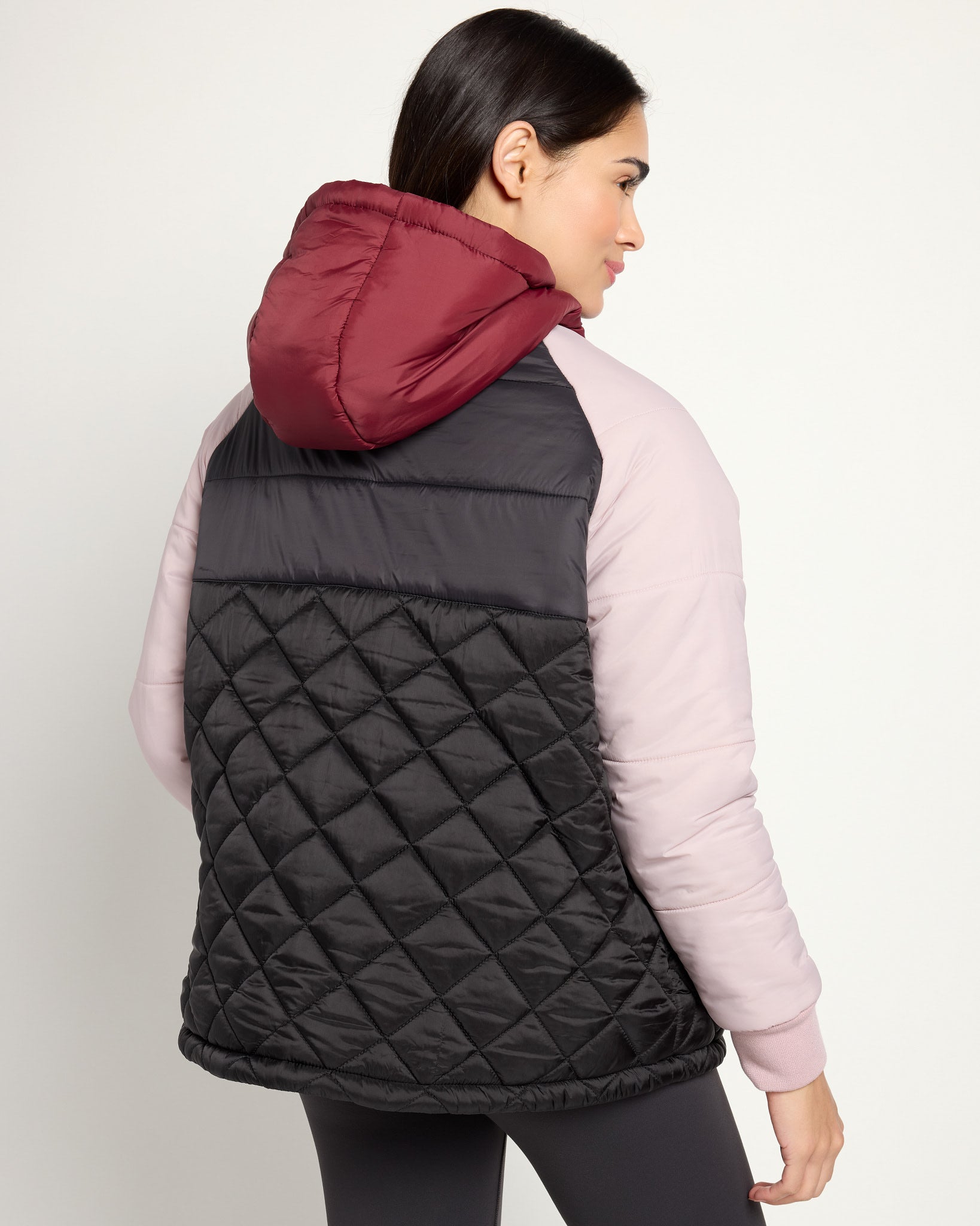 Black $|& Interval Minaret Popover Puffer Jacket - SOF Back