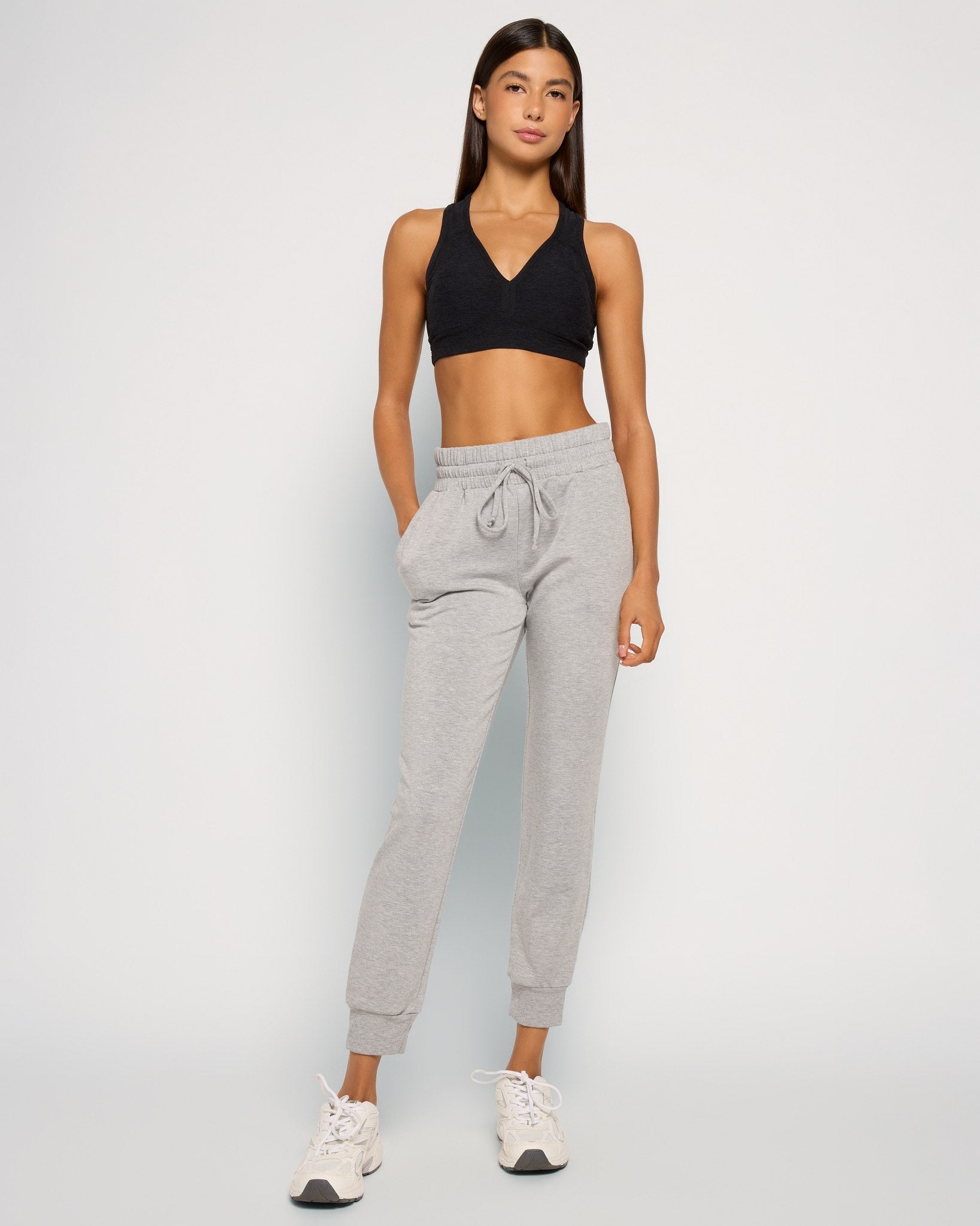 Heather Grey $|& Interval Flex Jogger - UGC On Fig