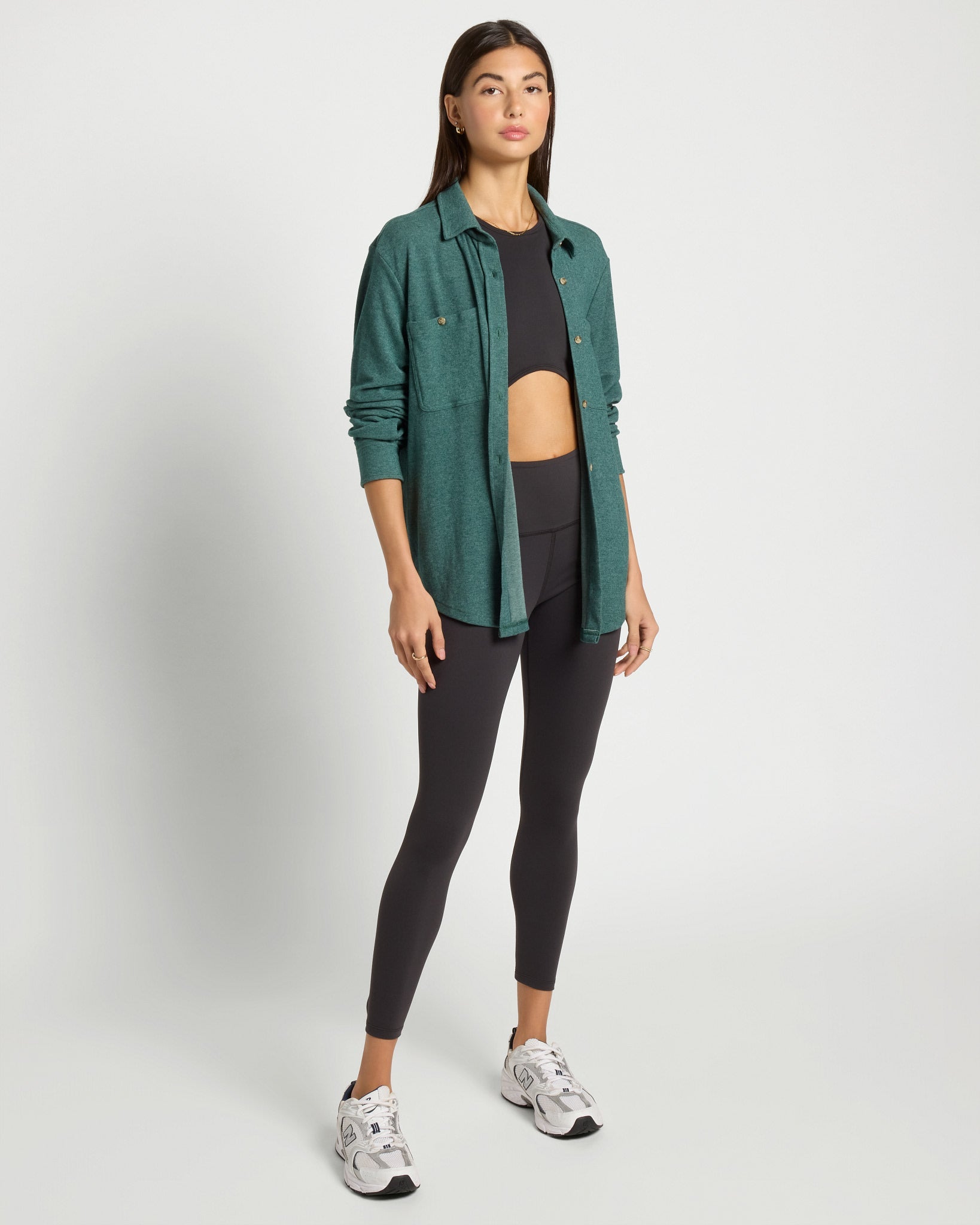 Heather Pinecrest $|& Interval Intention Solid Knit Shirt - UGC On Fig