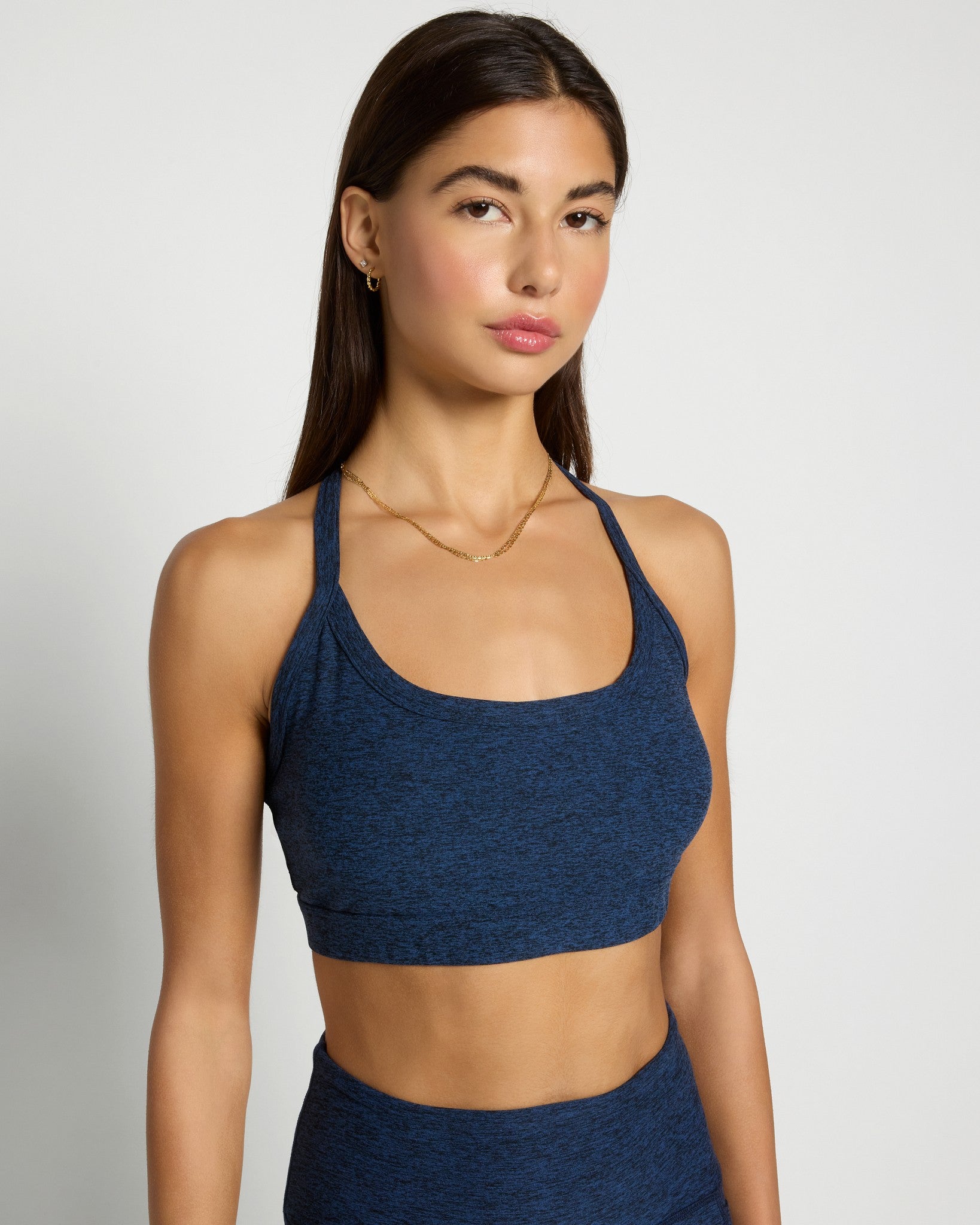 Iris Black $|& Interval FlowHeather Sculpt Zest Bra - SOF Front
