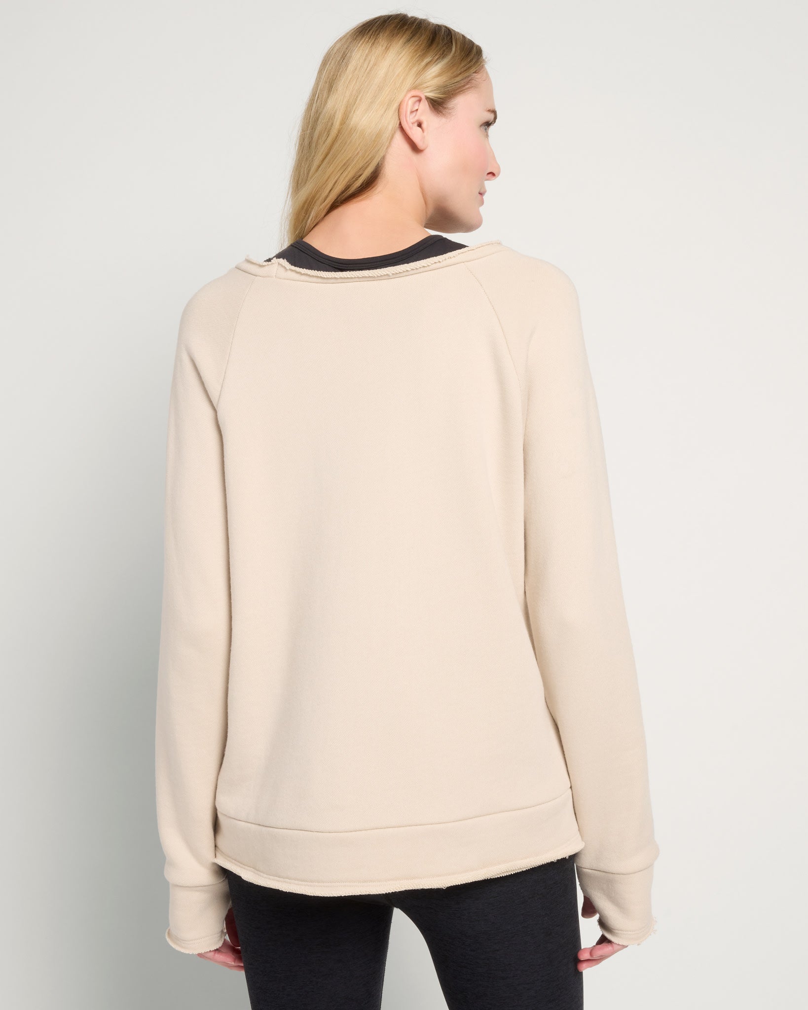 Birch $|& Interval Graphic Mid Length Long Sleeve-Believe - SOF Back