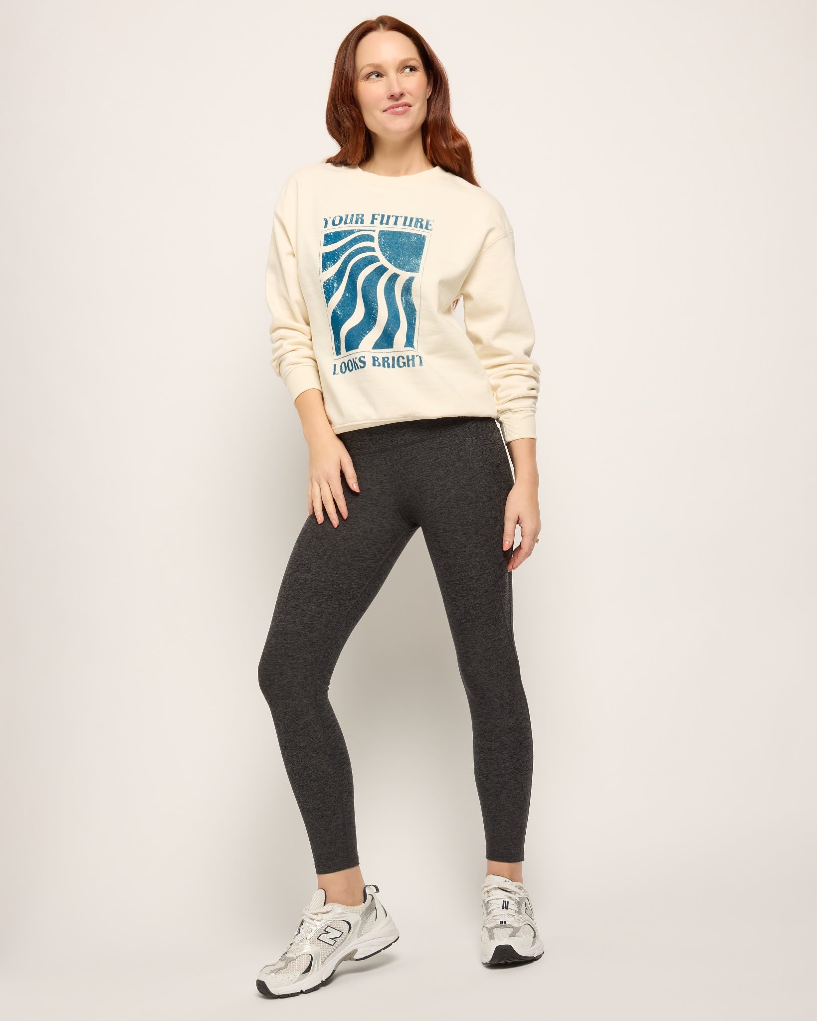 Cream $|& Interval Ivy Sweatshirt: Your Future Looks Bright - UGC On Fig