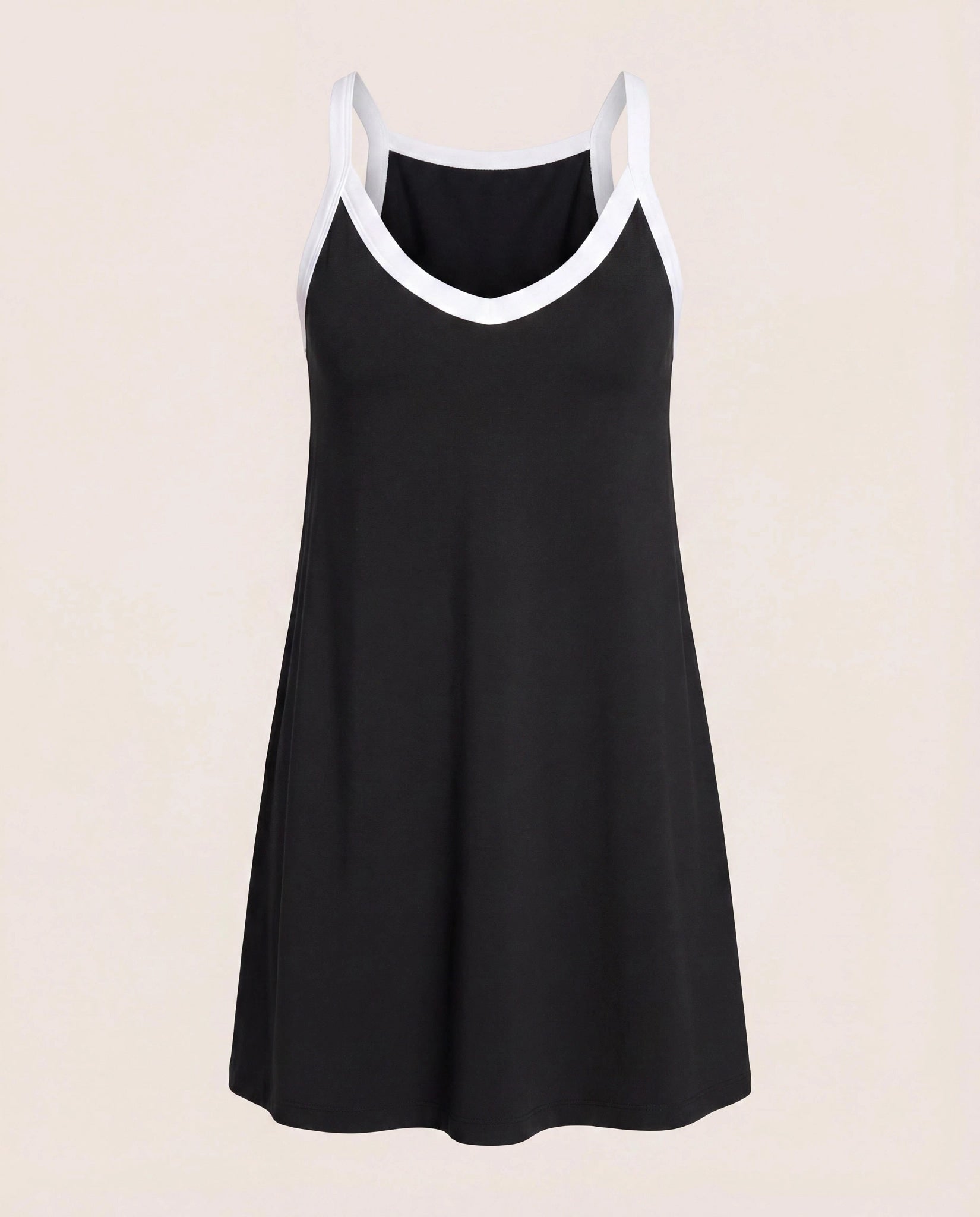 Black/White $|& Interval CloudLight Uptake Step In Active Dress - Hanger Detail