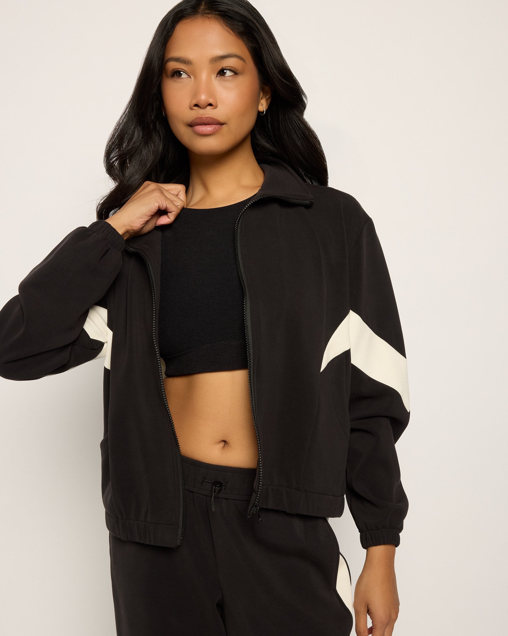 Black $|& Interval Rhythm Jacket - SOF Front