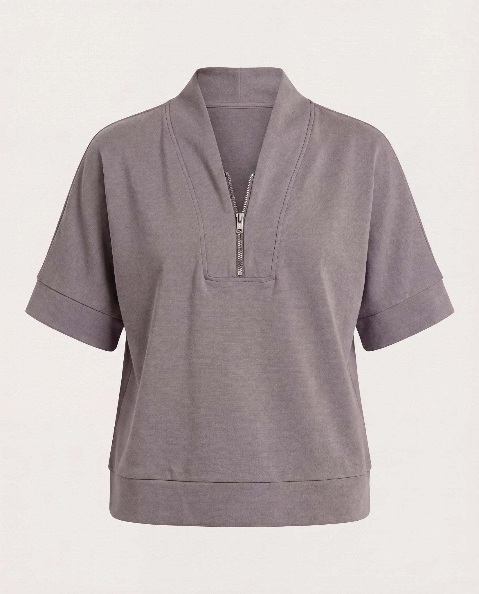 Charcoal $|& Interval Ridley Quarter Zip - Hanger Detail