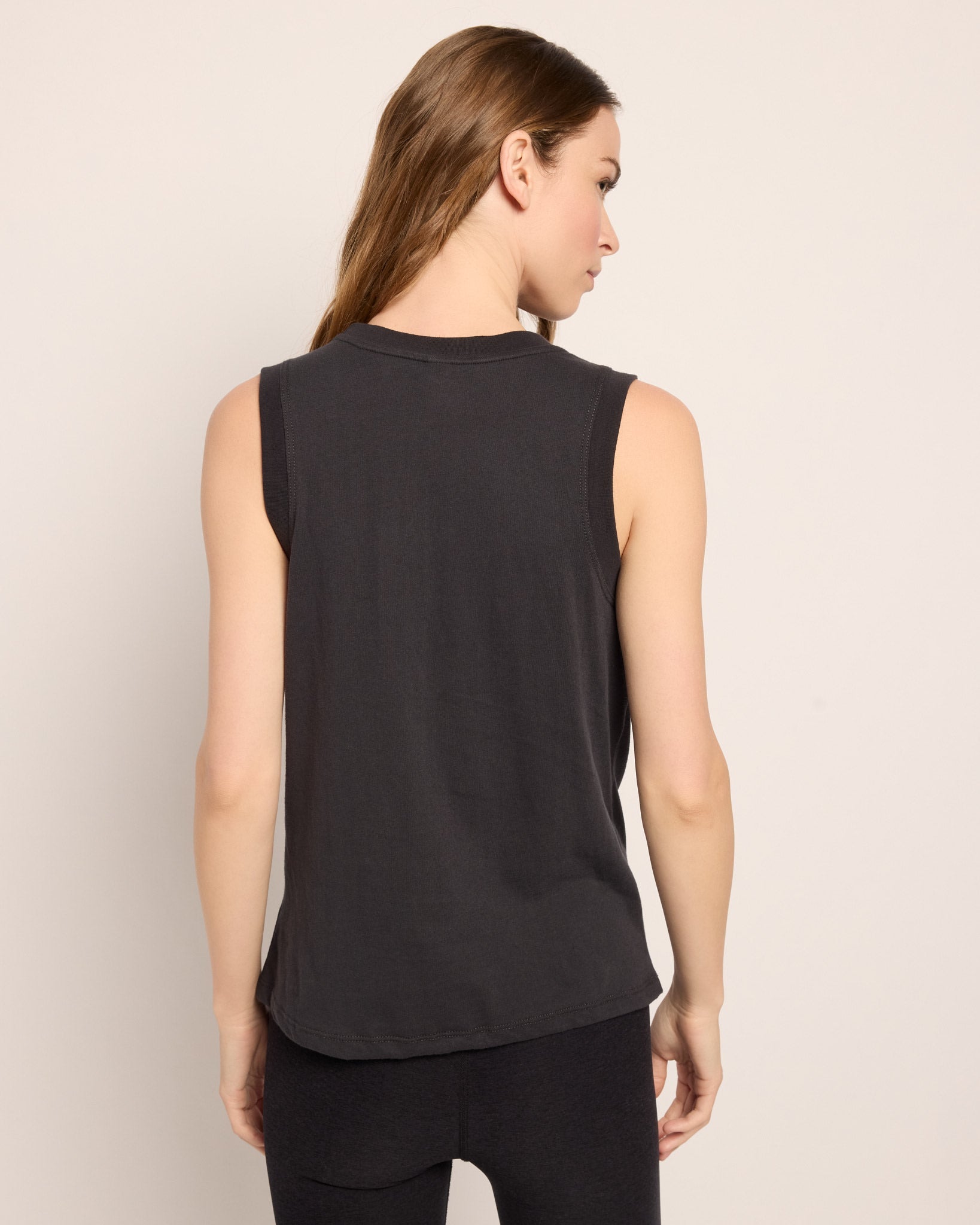 Faded Black $|& Interval Terrain Muscle Tank - SOF Back