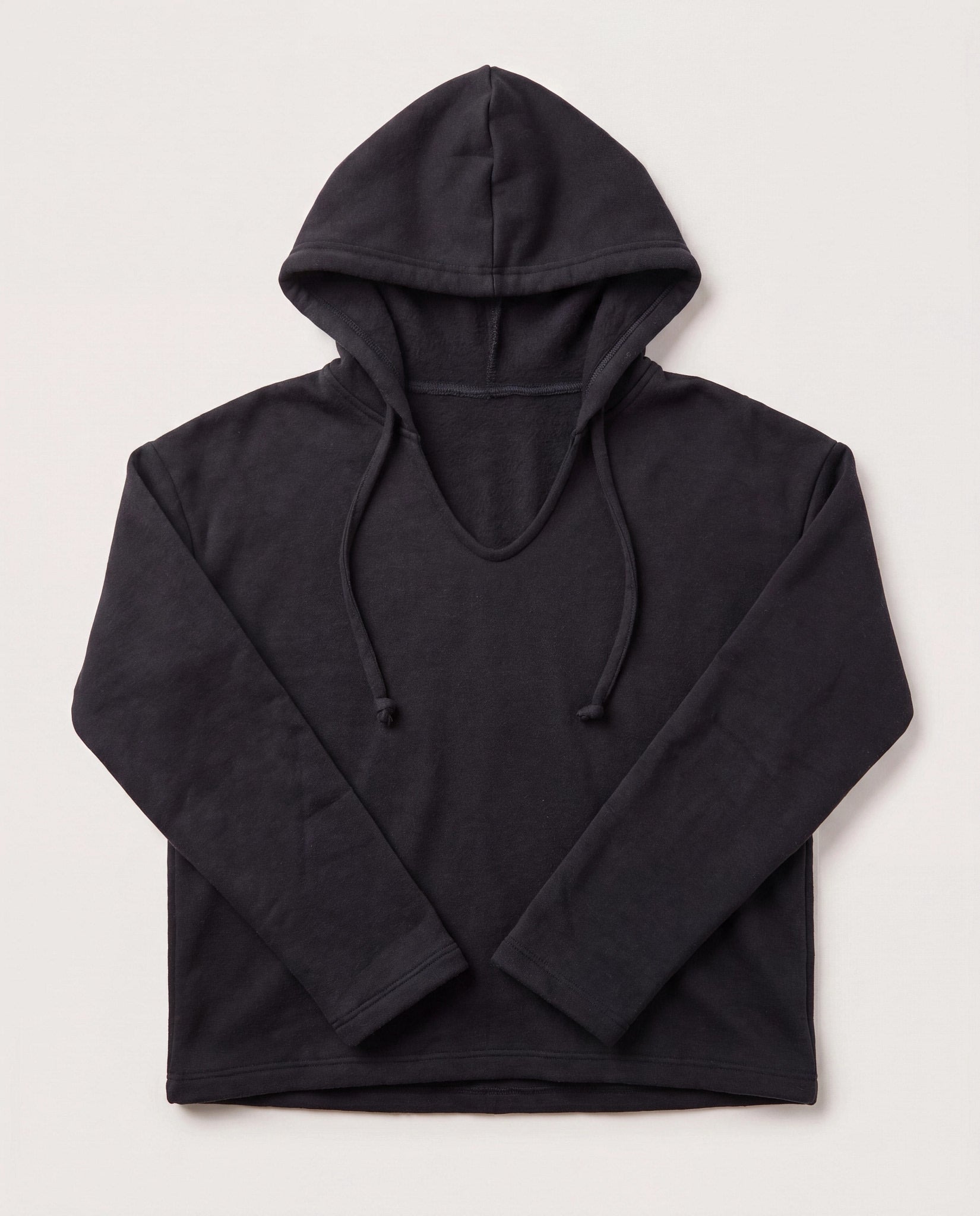 Black $|& Interval Tri-Blend Fleece Graceful Hoodie - Hanger Detail