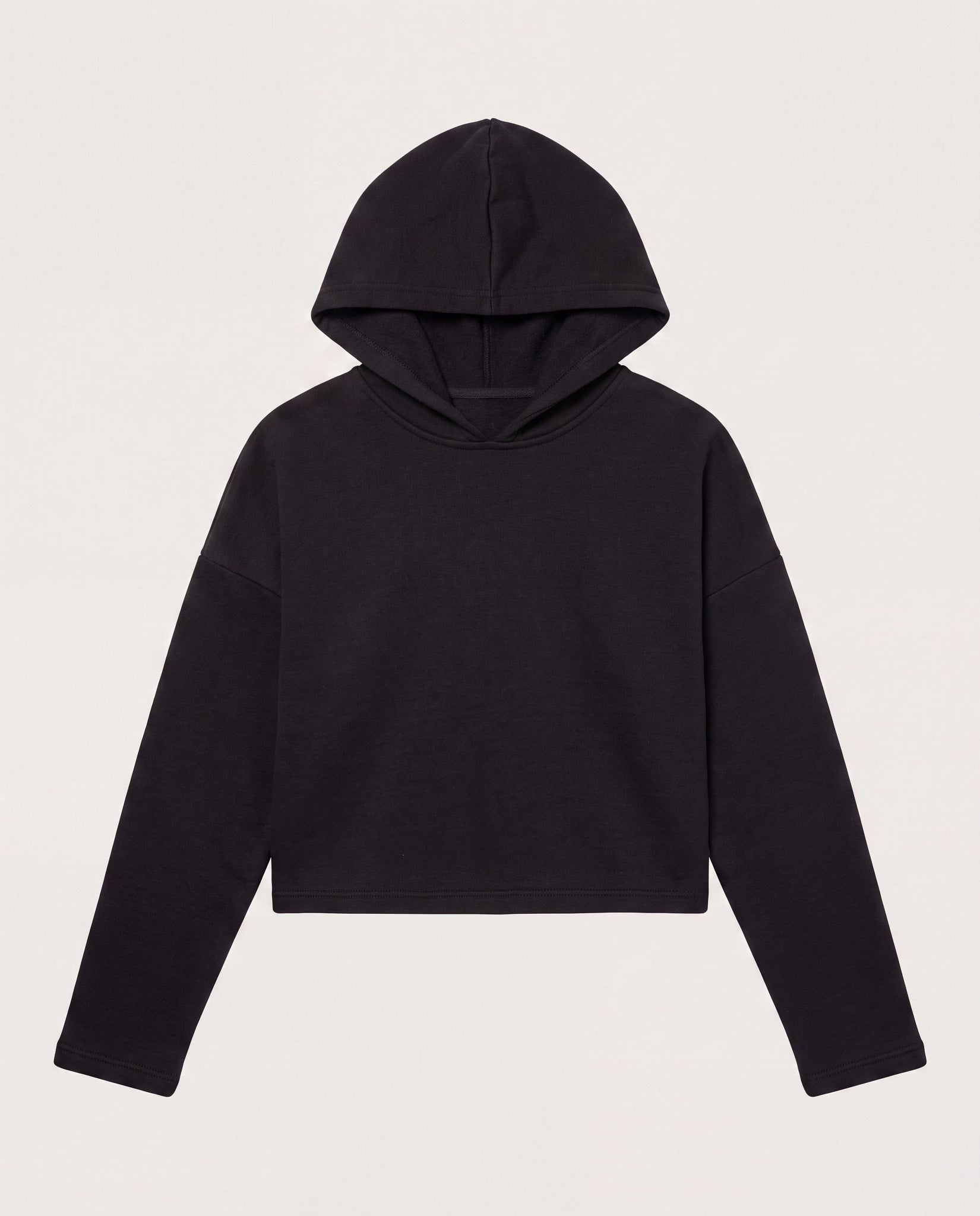 Ink Navy $|& Interval Tri-Blend Fleece Graceful Hoodie - Hanger Detail