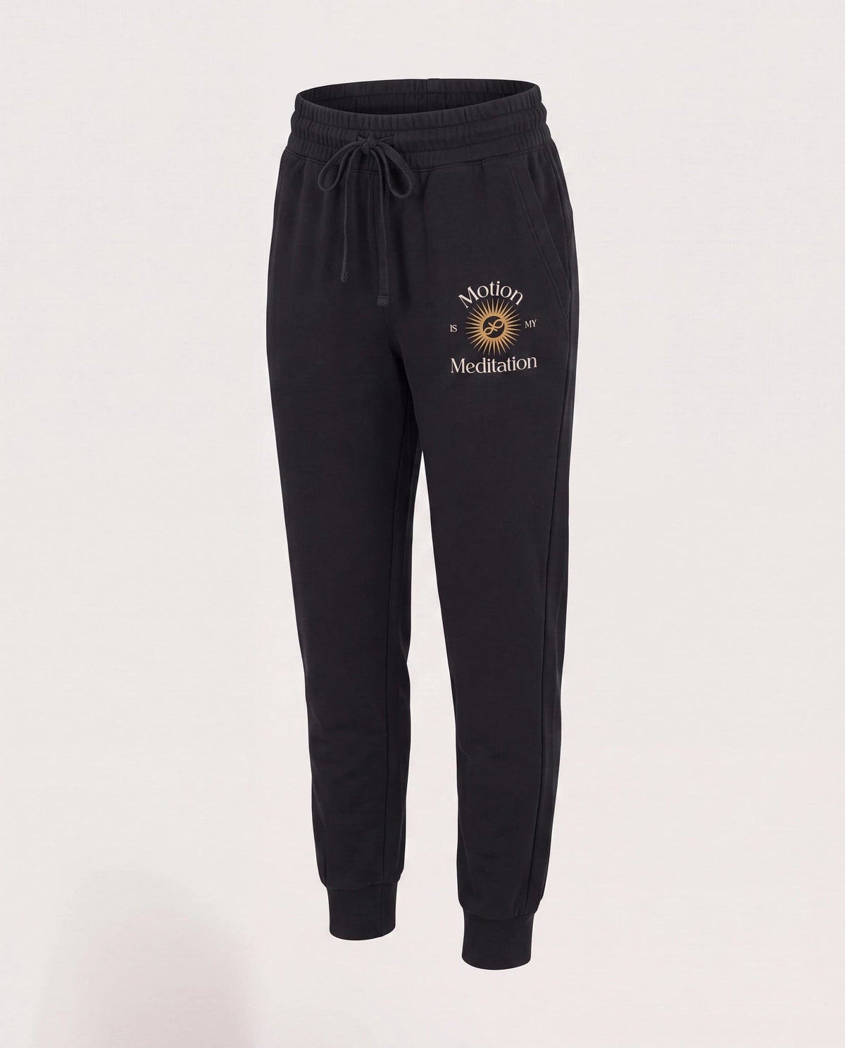 Black $|& Interval Replay Graphic Jogger - Hanger Detail