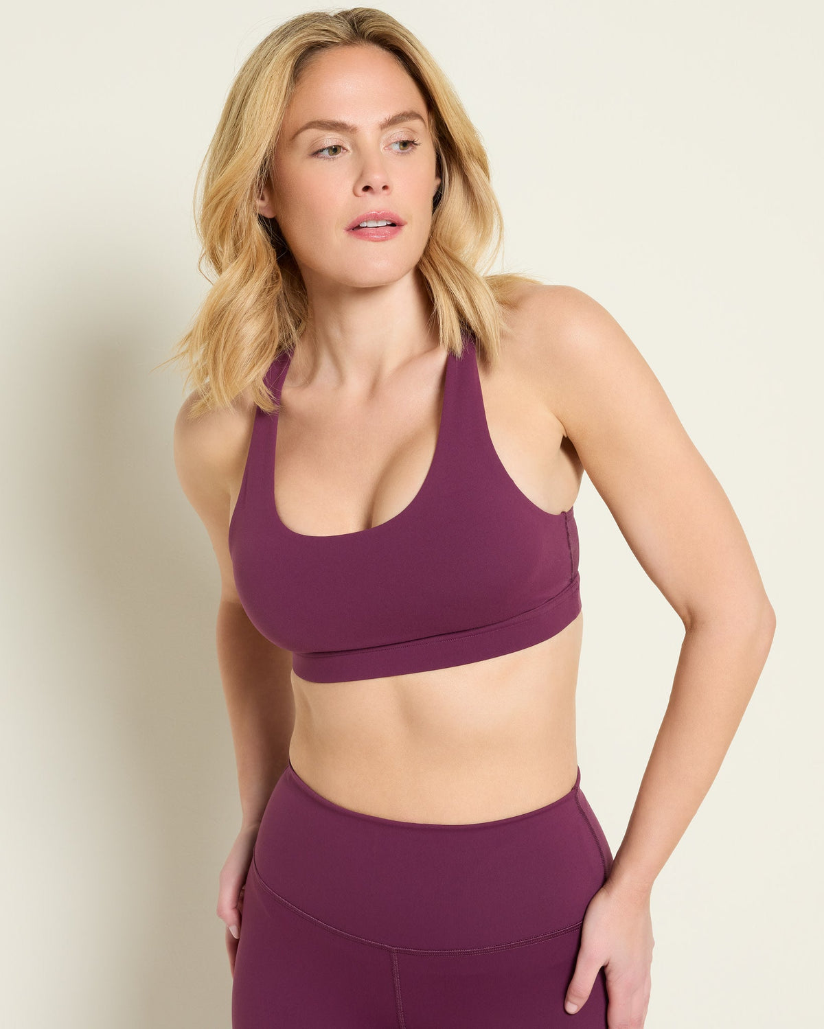 Midnight Orchid $|& Interval Cloudlight Mesh Back Bra - SOF Front