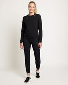 Black $|& Interval Half Moon Pullover - UGC On Fig
