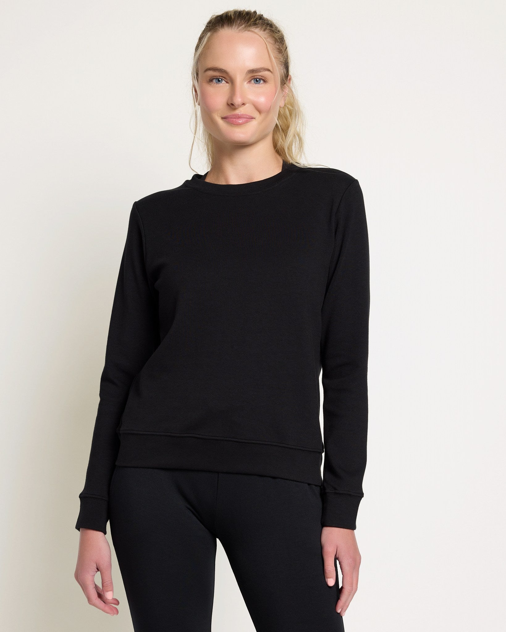Black $|& Interval Half Moon Pullover - SOF Front