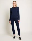 Navy $|& Interval Half Moon Pullover - UGC On Fig