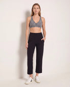 Heather Grey $|& Interval FlowHeather Sculpt Enhearten Bra - SOF Back