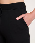 Black $|& Interval Crescent Joggers - SOF Full Front