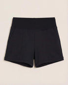 Black $|& Interval Flex Flat Front Short - Hanger Detail
