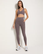 Heathered Night Shade $|& Interval FlowHeather Sculpt Enhearten Bra - UGC On Fig