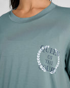 Slate Blue $|& Interval Queen of the Court Graphic Tee - SOF Detail