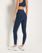 Iris Black $|& Interval FlowHeather Sculpt Crossover Leggings - SOF Back
