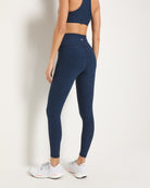 Iris Black $|& Interval FlowHeather Sculpt Crossover Leggings - SOF Back