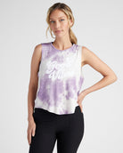 Lavender $|& Interval Good Vibes Graphic Tank - SOF Front