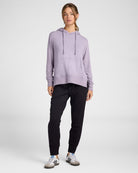 Heather Purple Sage $|& Interval Hacci Hoodie - SOF Full Front