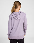 Heather Purple Sage $|& Interval Hacci Hoodie - SOF Back