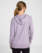 Heather Purple Sage $|& Interval Hacci Hoodie - SOF Back