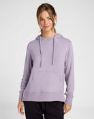 Heather Purple Sage $|& Interval Hacci Hoodie - SOF Front
