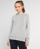 Heather Grey $|& Interval Hacci Hoodie - SOF Front